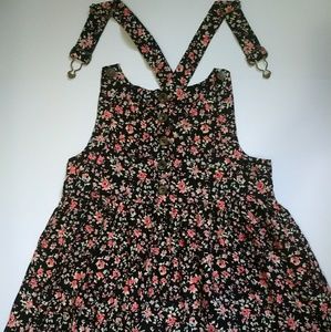 Rue21 Floral Overall Dress